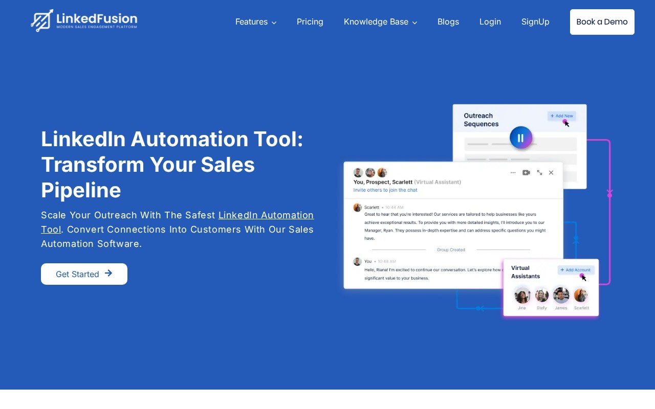 LinkedFusion – Home (Website)